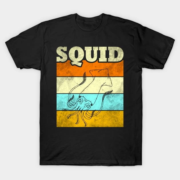 Squid T-Shirt by Mila46